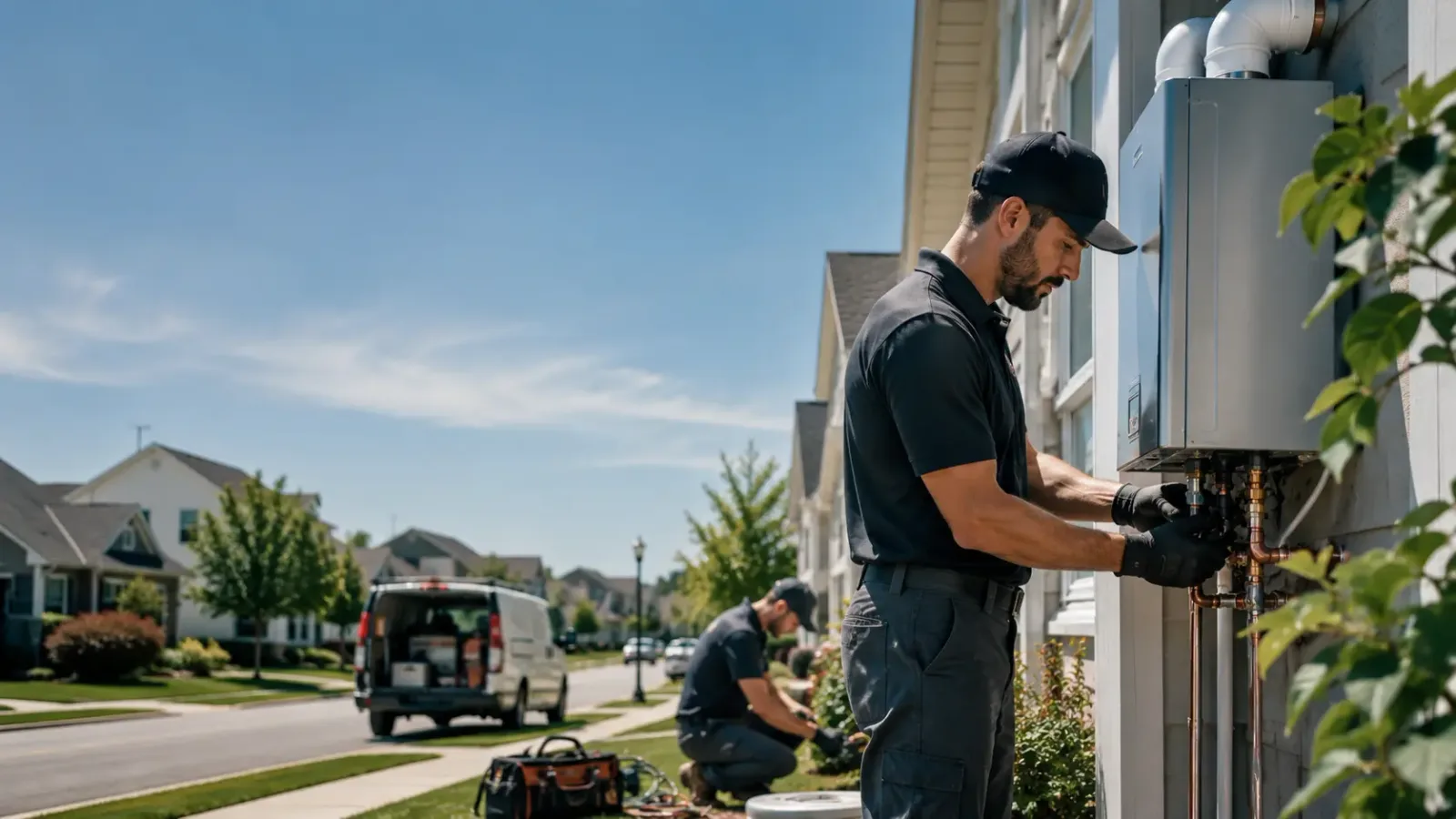 Tankless Water Heater Installation in Alborn, MN